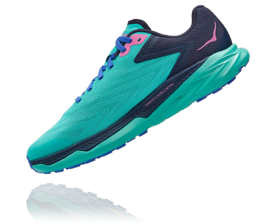 Hoka One One Zinal Trail löparskor Dam Atlantis / Outer Space | 68PEOACRF