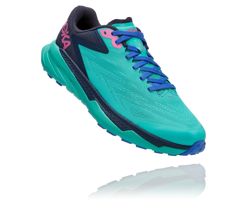 Hoka One One Zinal Trail löparskor Dam Atlantis / Outer Space | 68PEOACRF