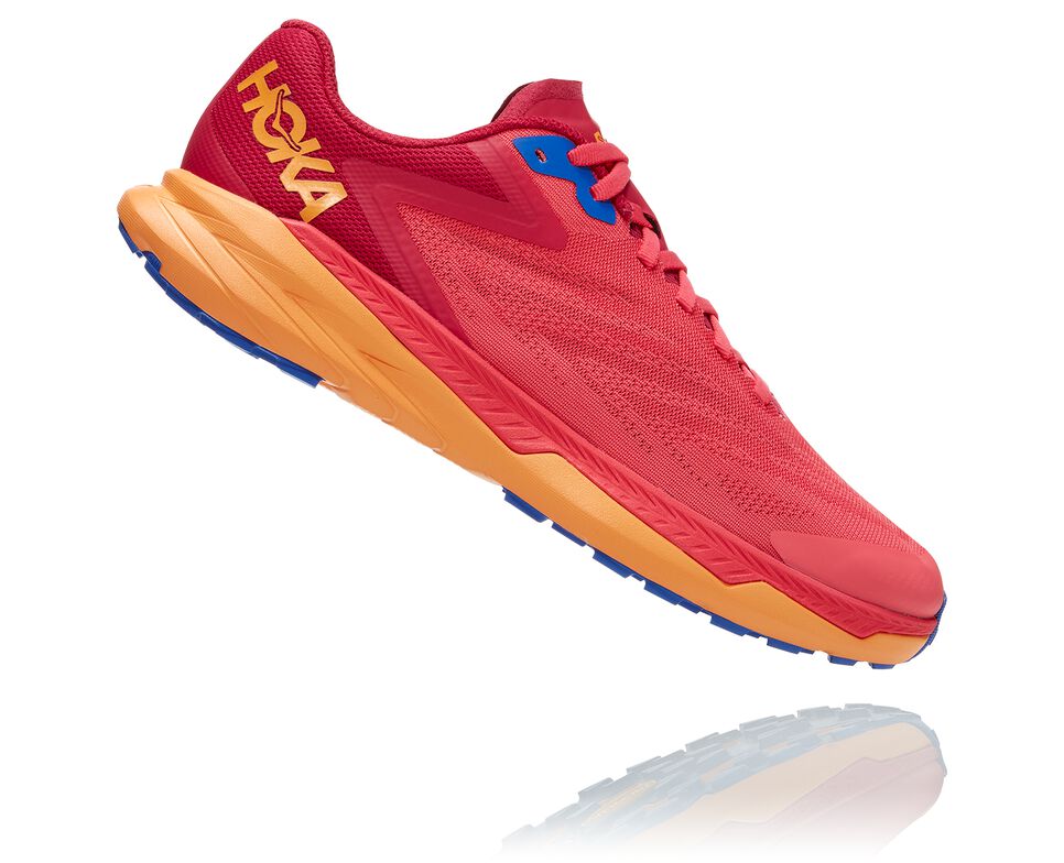 Hoka One One Zinal Trail löparskor Dam Rosa Orange | 59YHDJNCF