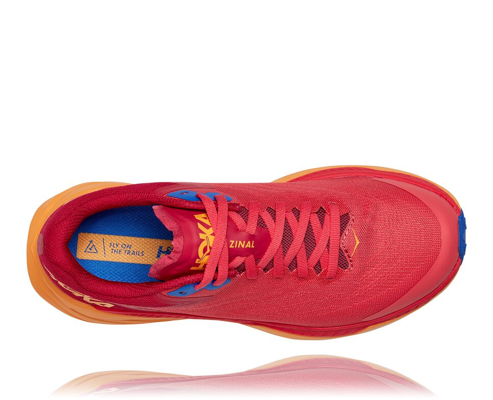 Hoka One One Zinal Trail löparskor Dam Rosa Orange | 59YHDJNCF