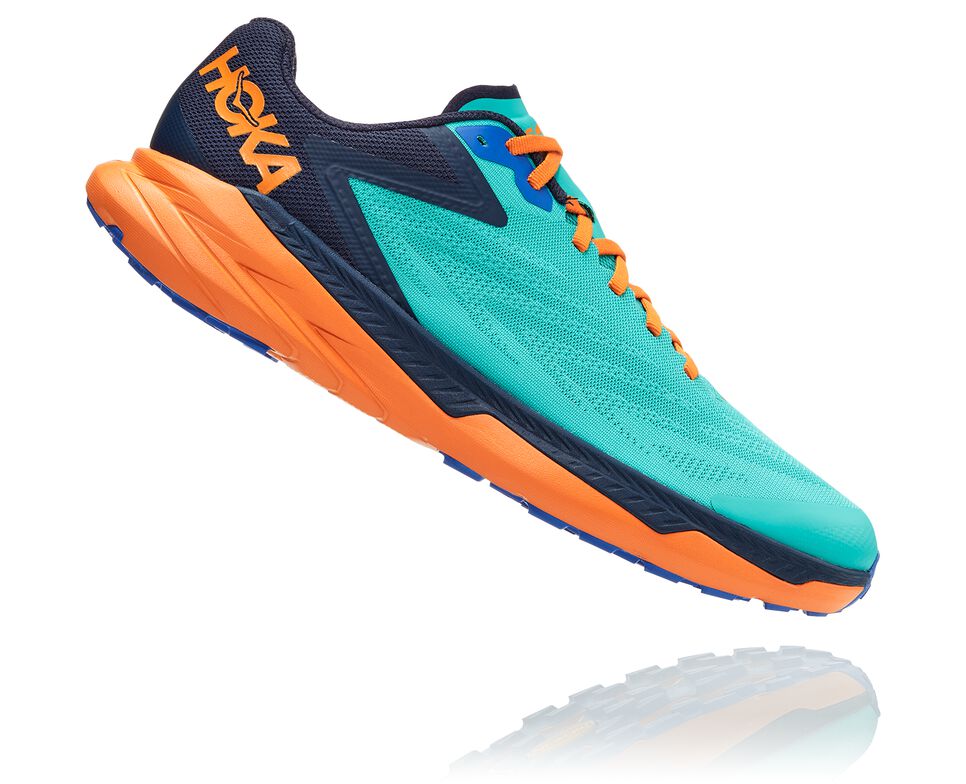 Hoka One One Zinal Trail löparskor Herr Atlantis / Outer Space | 13RLIXTWB